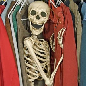 Skeleton in my closet says “Let’s DEAL!”